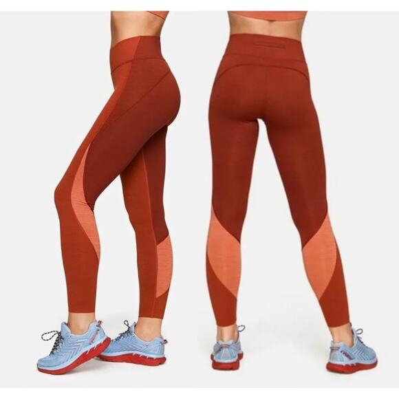 Outdoor Voices Pants - Outdoor Voices Red High Rise Techsweat Zoom Leggings
